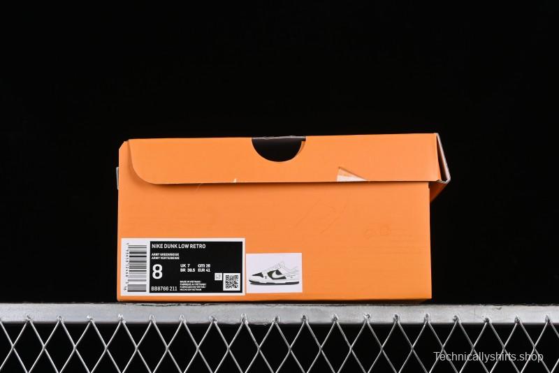 Nike SB Dunk Low LV Collaboration - Beige Olive Green Anniversary Custom Low-Top Casual Skate Shoes - BB8766-211