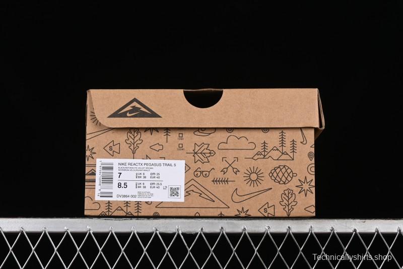 Nike Pegasus Trail 5 Lightweight Comfortable Durable Low-Top Running Shoes - DV3864-002