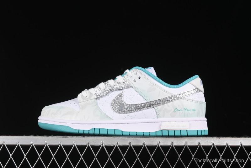 Nike Dunk Low Panda Prank Special Edition Heartbeat Email Mint SB Low Top Casual Skate Shoes - DV0833-102