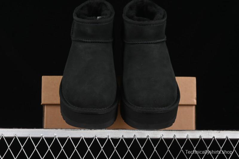 UGG Classic Ultra Mini Platform 3CM Wool Blend Mini Short Boots - 1135092