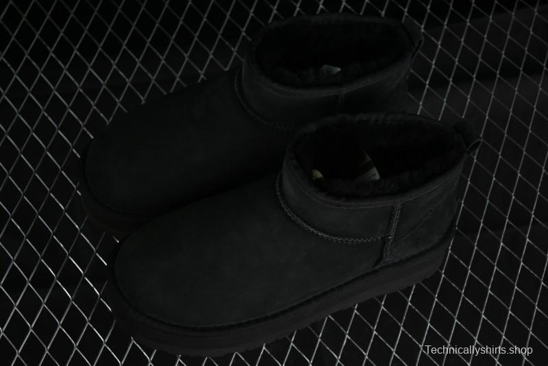 UGG Classic Ultra Mini Platform 3CM Wool Blend Mini Short Boots - 1135092