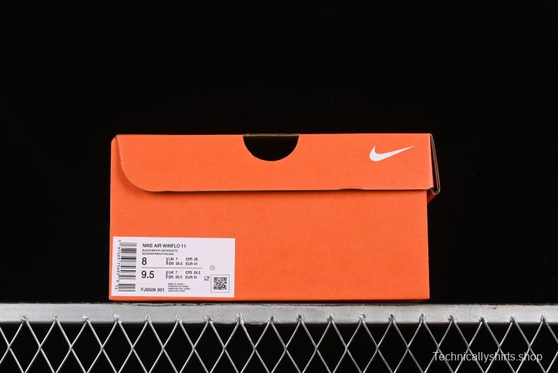 Nike Zoom Winflo 11 Breathable Mesh Cushioned Running Shoes with Air Cushion - FJ9509-001