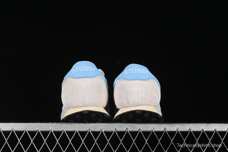 Nike Stussy Roshe Run LD-1000 Comfortable Versatile Slip-Resistant Durable Waffle Low-Top Casual Running Shoes - FQ5369-001