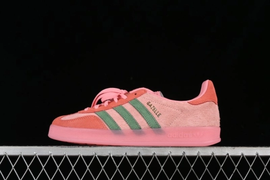 Adidas Originals Gazelle Indoor Retro Casual Slip-Resistant Wear-Resistant Low-Top Sneakers - IG6782