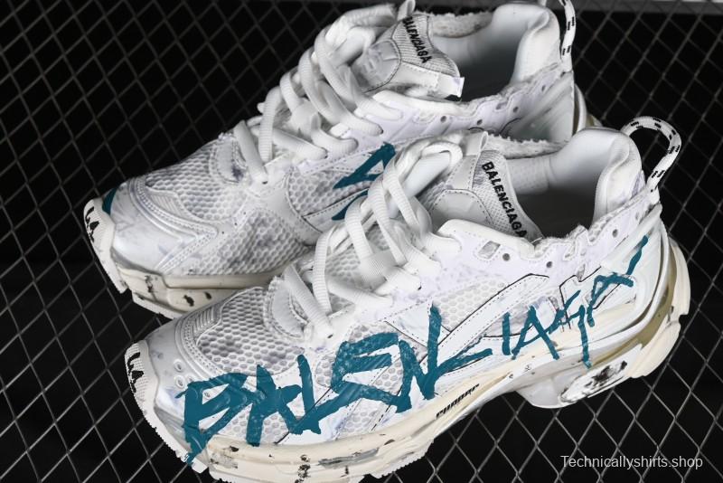 Balenciaga Runner Kith Four Color Retro Casual Shoes - W3RNY0133