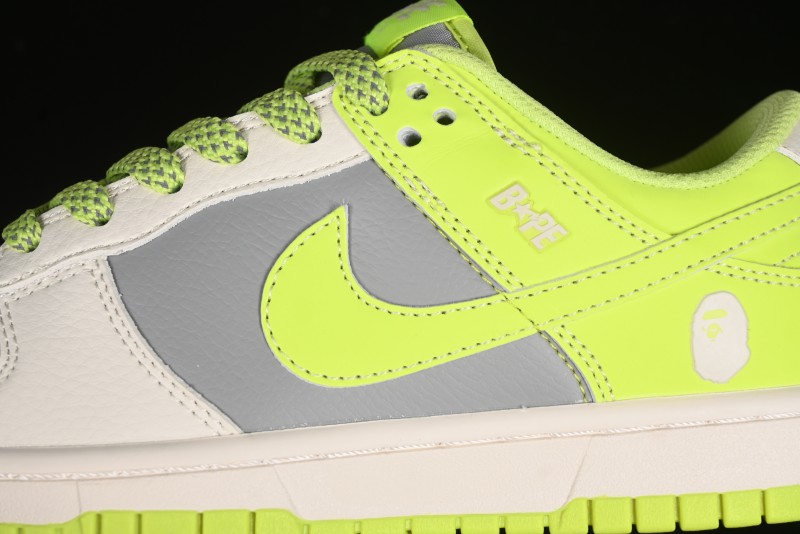 Nike SB Dunk Low BAPE Collaboration - Anniversary Premium Custom Low-Top Casual Sneakers - BB8969-005