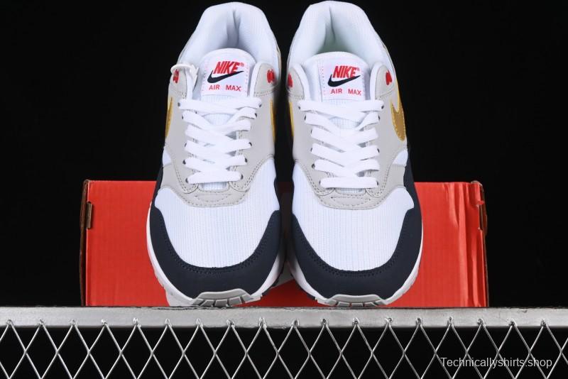Nike Air Max 1 Retro Running Shoes with Half-Sole Air Cushion - HM9604-400
