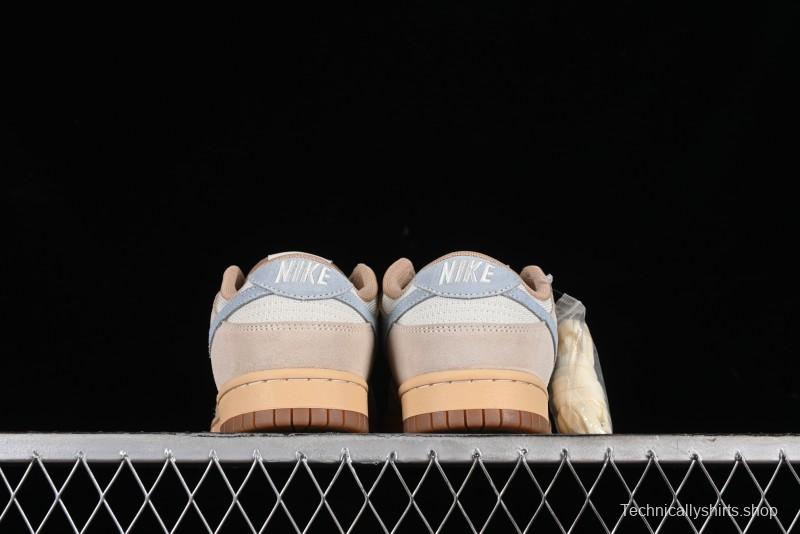 Nike Dunk Low SB Sanddrift Blue Vintage Suede and Light Blue Accent Casual Skate Shoes - HF0106-100
