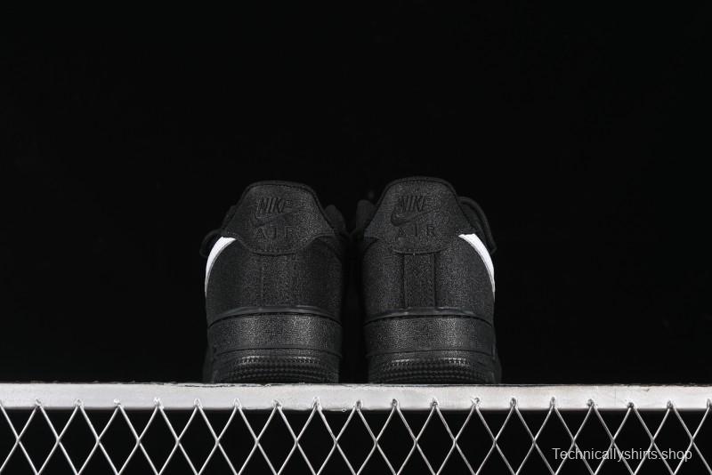 Nike Air Force 1 '07 Low White Black Starry Full Diamond Lace-Up Low-Top Casual Sneakers - ZH0316-032