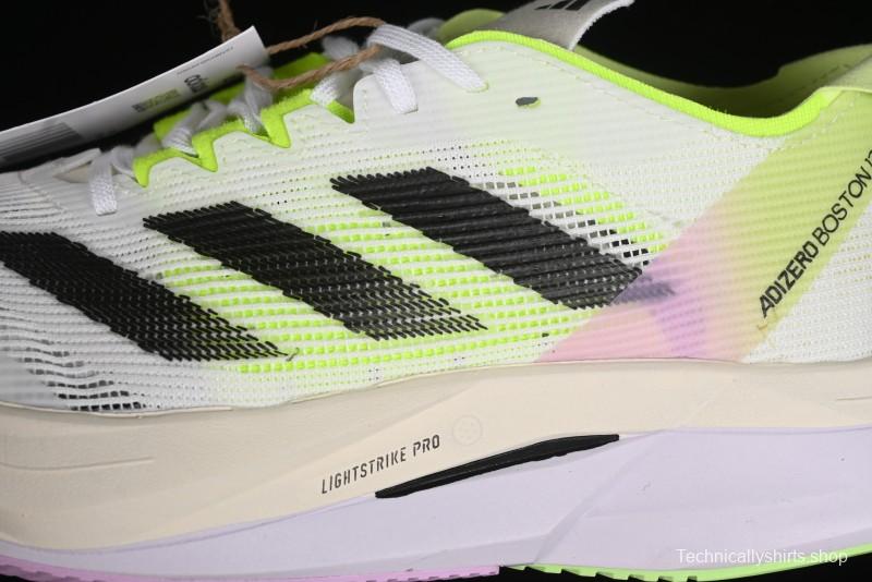 Adidas Adizero Boston 12 M Running Shoes with Lightstrike and Lightstrike Pro Technology - IG3321