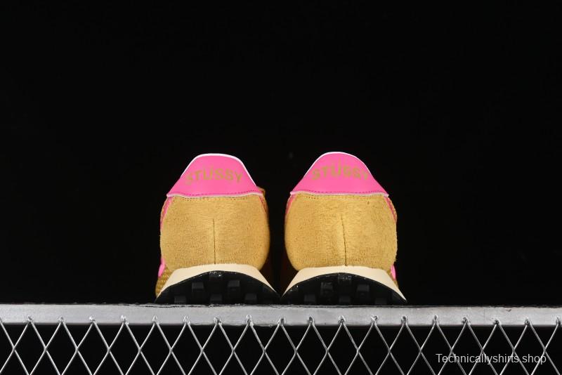 Stussy x Nike Roshe Run LD-1000 Comfortable Versatile Non-Slip Durable Waffle Low-Top Casual Running Shoes - FQ5369-700