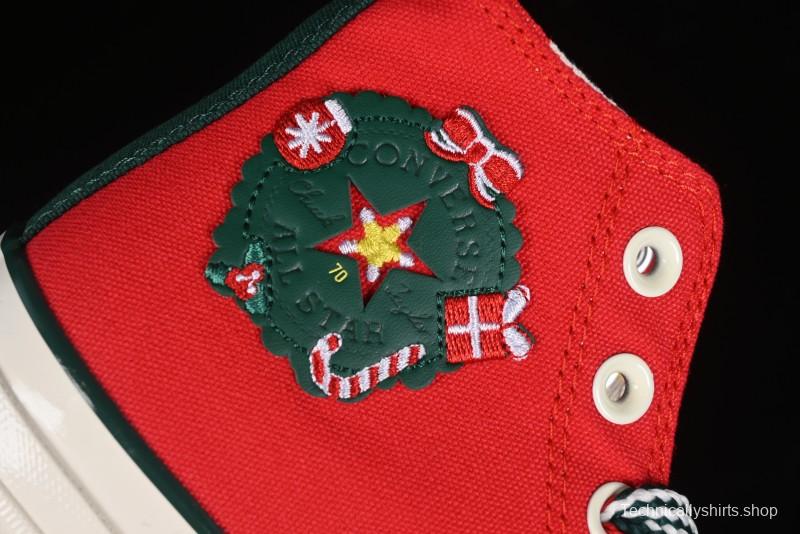 Converse 1970s Christmas Theme High Top Casual Sneakers for Winter - A12454C