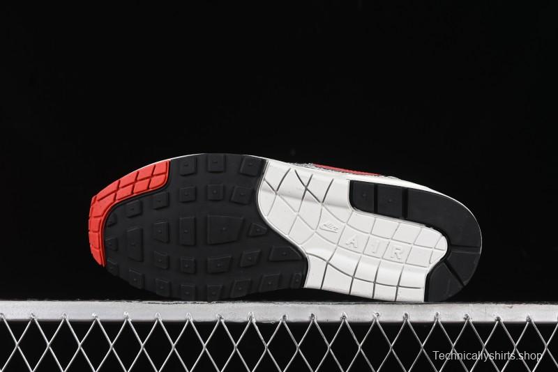 Nike Air Max 1 Retro Running Shoes with Half-Sole Air Cushion - HF7746-100