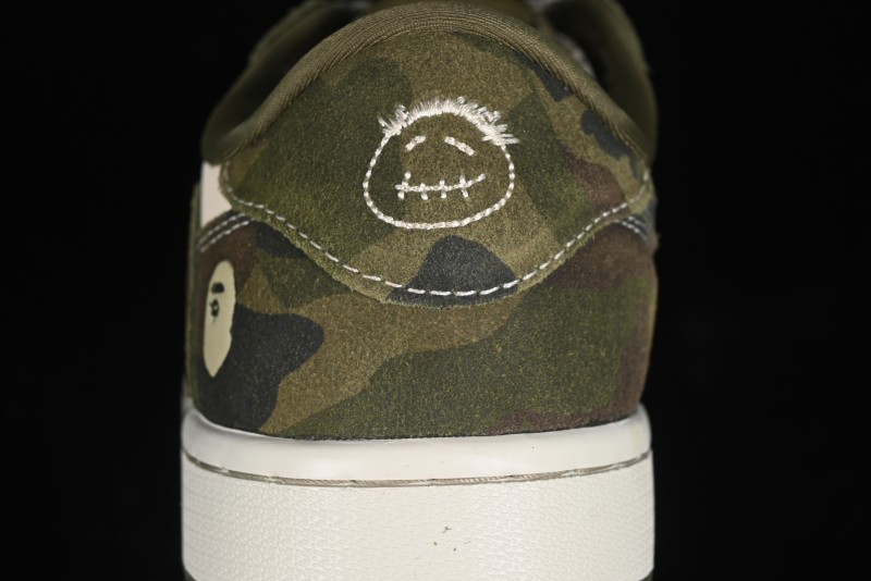 Nike Air Jordan 1 Low OG SP Travis Scott x Fragment Design Collaboration Sneakers - CH6336-014