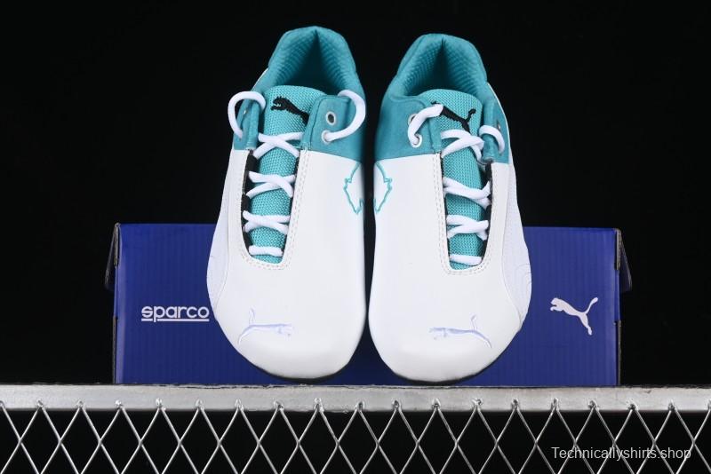 Puma Sparco Future Round Toe Lace-Up Leather Fabric Low-Top Lifestyle Casual Shoes - 307891-01