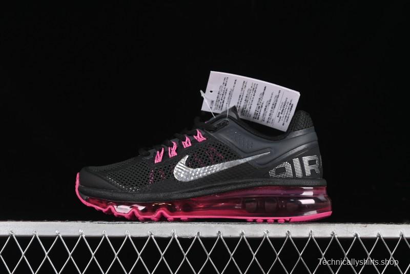 Nike Air Max 2013 Retro Breathable Mesh Cushioned Running Shoes - 555753-001