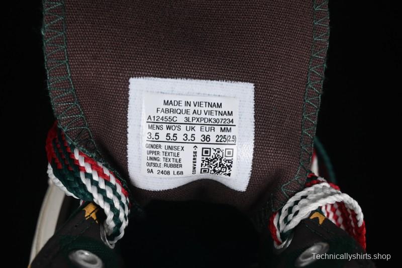 Converse 1970s Christmas Theme High Top Casual Sneakers for Winter - A12455C