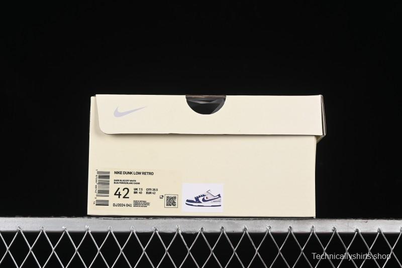 Nike SB Dunk Low UN Collaboration - Splatter Navy Swoosh Anniversary Custom Low-Top Casual Skate Shoes - DJ2024-041