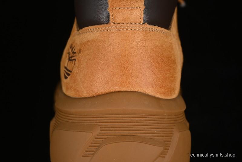 Timberland Outdoor Mid-Top Casual Martin Boots with Premium Italian Suede Leather - TB10059YELLOW