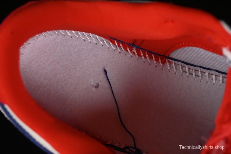 Nike SB Dunk Low Givenchy Collaboration - Gray Blue Red Double Swoosh Anniversary High-End Custom Low-Top Casual Sneakers - CF3688-033