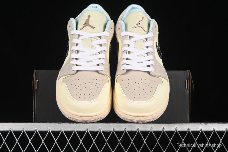 Nike Air Jordan 1 Low Retro Basketball Shoes with Classic Design - HQ3440-101
