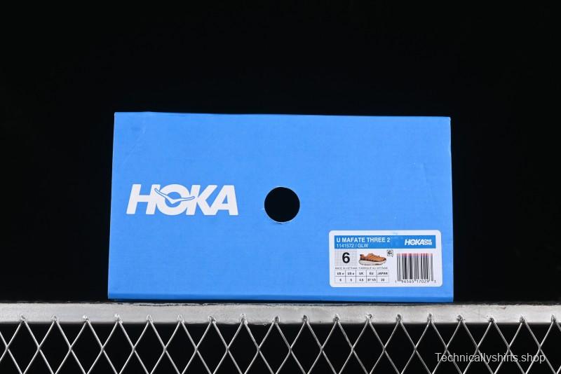 Hoka Mafate Three 2 Ultra-Lightweight Cushioned Trail Running Shoes - 1141572 GLW