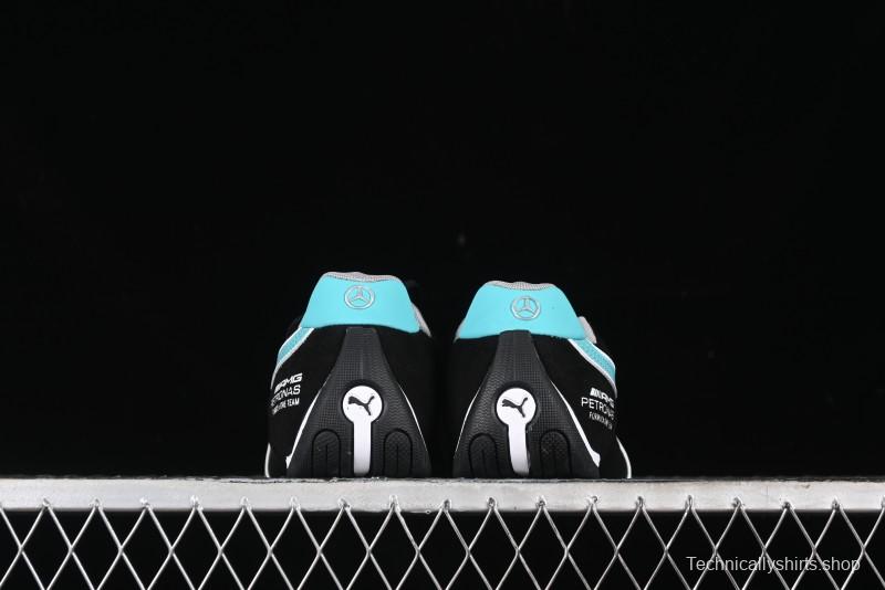 Puma Sparco Future Round Toe Lace-Up Low-Top Lifestyle Casual Shoes in Leather and Fabric - 308155-01