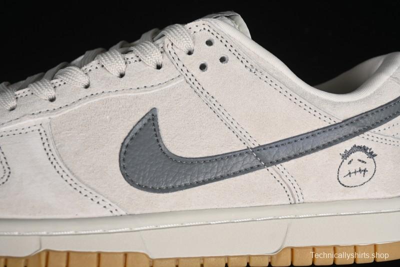 Nike SB Dunk Low TS Collaboration - Anniversary Premium Custom Low-Top Casual Skate Shoes - KK1688-086