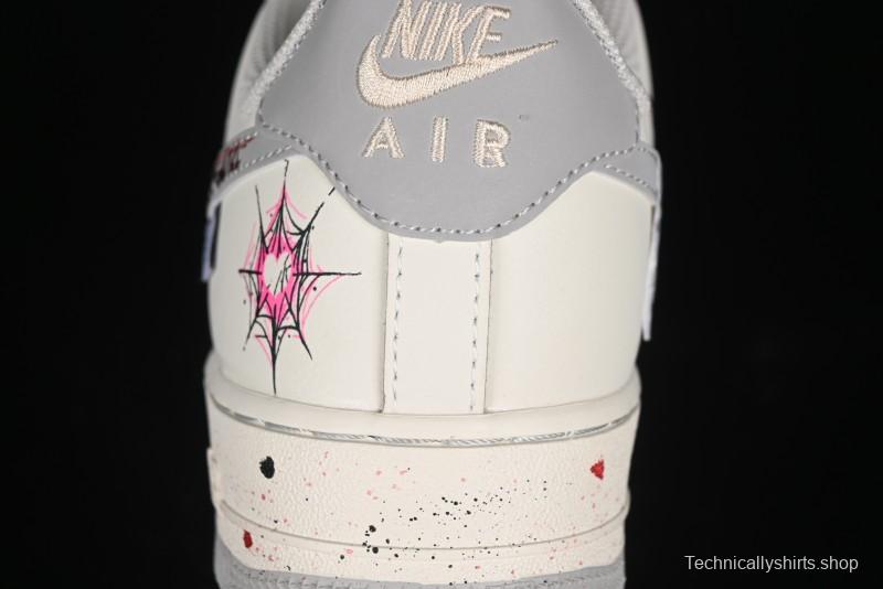 Nike Air Force 1 '07 Low Halloween Edition "Mercury Spider" Casual Sneakers - FB1893-333