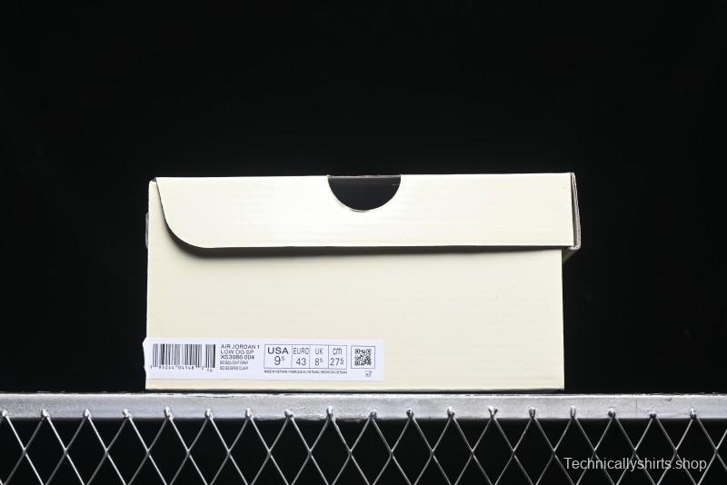 Nike Travis Scott x Fragment Design x Air Jordan 1 Low OG SP AJ1 Collaborative Sneakers - XS3086-004