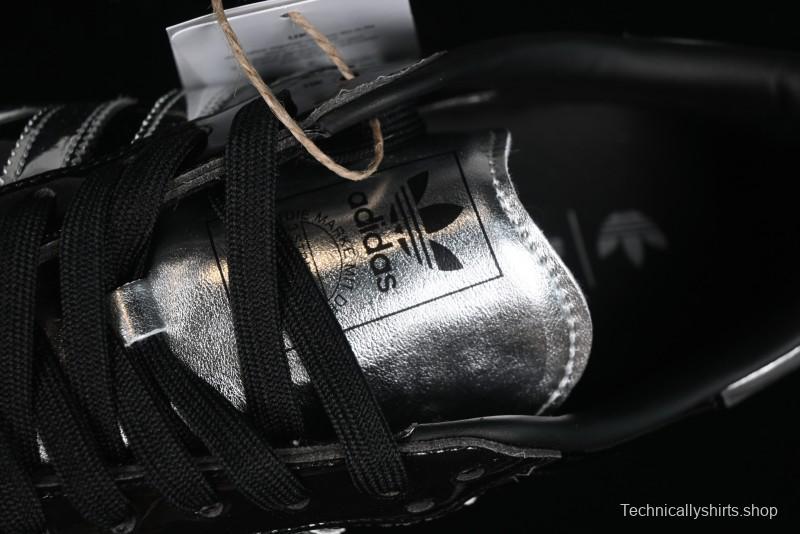 Adidas Samba Atmos IH3364 Patent Leather Black Silver Casual Sneakers