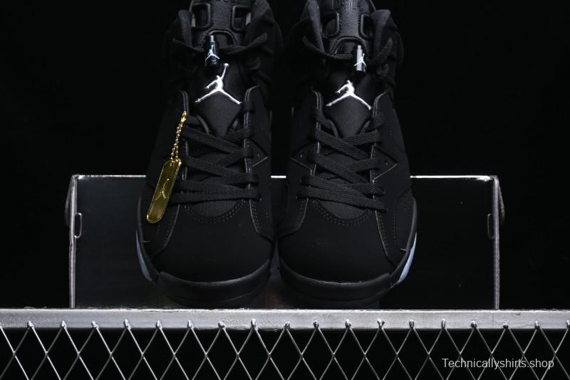 Nike Air Jordan 6 Retro Metallic Silver Basketball Shoes - DX2836-001