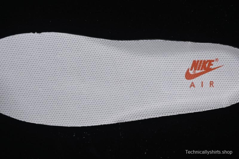 Nike Air Force 1 '07 Low Stussy Collaboration - Grey Brown Flyknit Low-Top Casual Sneakers - KK1988-025