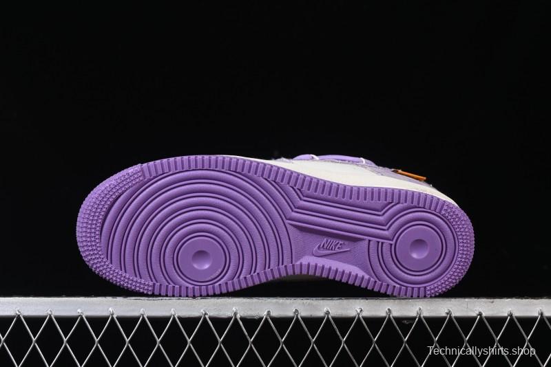 Nike Air Force 1 '07 Low x Gucci Pink Lace-Up Casual Sneakers - BD7700-022