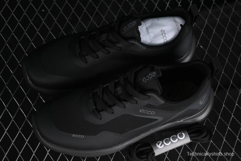 ECCO DRIVE Series Outdoor Waterproof Breathable Slip-Resistant Retro Fashion Patchwork Hiking Shoes - 88259401001