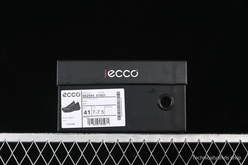 ECCO DRIVE Series Outdoor Waterproof Breathable Slip-Resistant Retro Fashion Patchwork Hiking Shoes - 88259401001