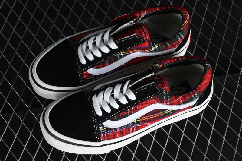 Vans Old Skool 36 DX Anaheim Collection Checkered Low-Top Canvas Sneakers - VN0A38G2PXC