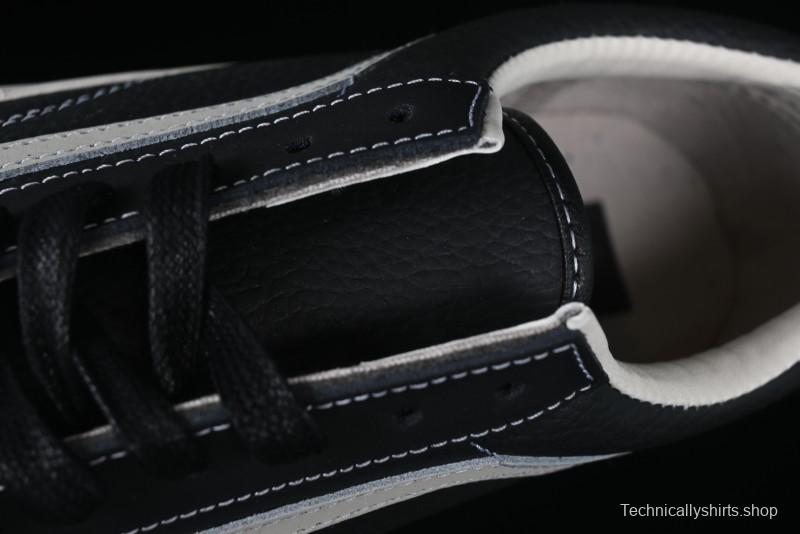 Vans Premium Old Skool 36 Full-Grain Leather Retro Skate Shoes - VN000D57BLK