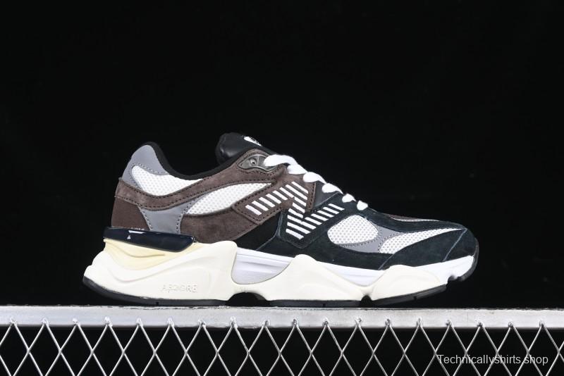 New Balance 9060 Retro Casual Running Shoes with ABZORB Cushioning Technology - U9060BRN