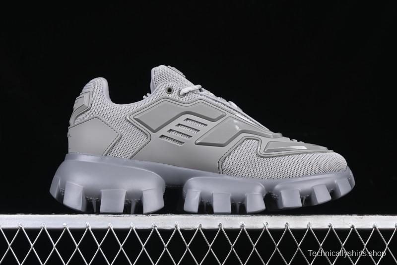 Prada Cloudbust Air Thunder Lifestyle Low-Top Sneakers with Anti-Slip and Wear-Resistant Design - 2EG293