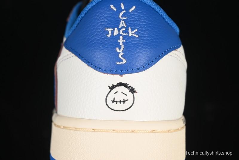 Nike Travis Scott x Air Jordan 1 Low OG AJ1 Reverse Swoosh - DM7866-104