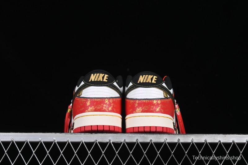 Nike SB Dunk Low Chinese New Year Celebration Red Anniversary High-End Custom Low-Top Casual Skate Shoes - RW1220-005