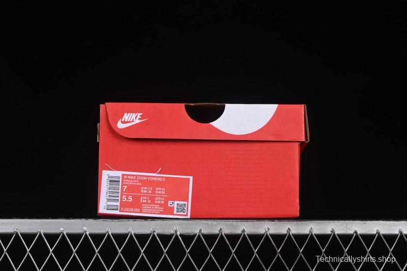 Nike Zoom Vomero 5 Retro Casual Running Shoes with Lightweight EVA Midsole - FJ2028-001