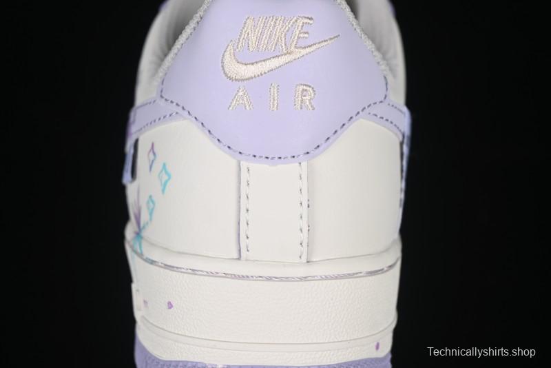 Nike Air Force 1'07 Low Casual Sneakers Purple Butterfly - FB1839-213