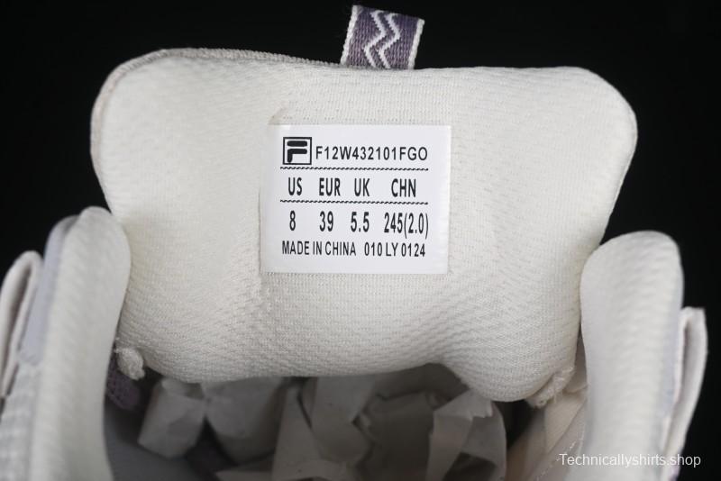 Fila Fusion Retro Mars Running Shoes with Lace-Up Design and Cushioned Sole - F12W432101FGO