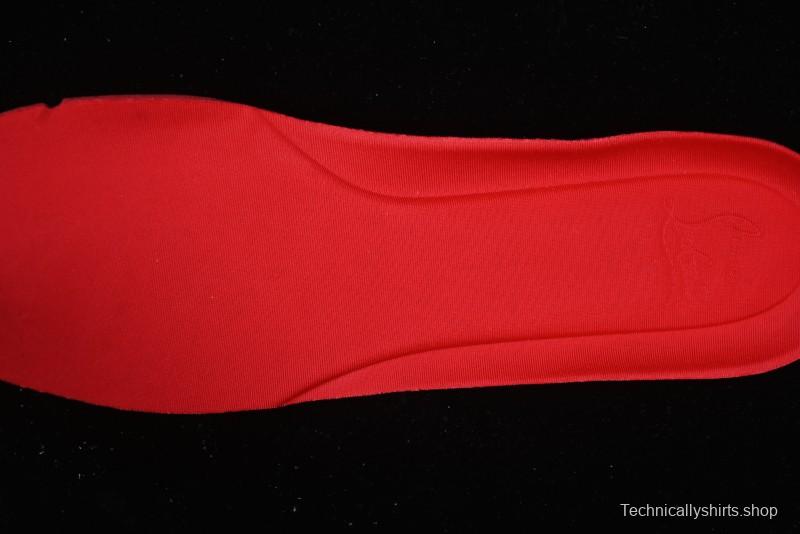 Christian Louboutin Funnyto Flat French Luxury Brand Green Color Block Low Top Sneakers - X.D4