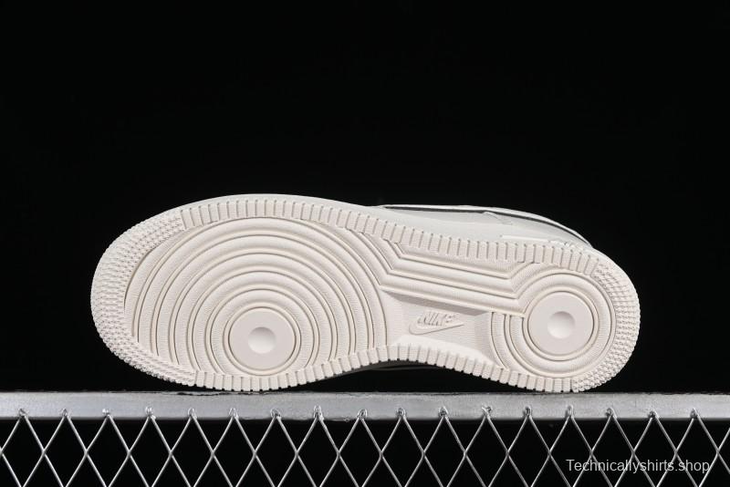 Nike Air Force 1 '07 Low Classic Black Mini Swoosh Starry Sky Casual Sneakers - MJ0319-021