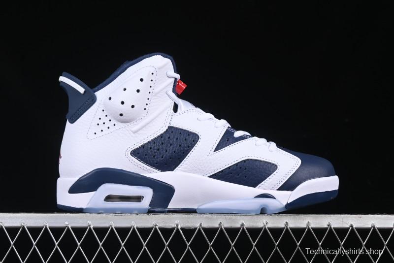 Nike Air Jordan 6 Retro "Olympic" Basketball Shoes - CT8529-164