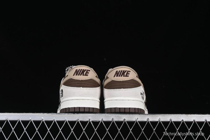Nike SB Dunk Low The North Face x Supreme Collaboration Anniversary Edition High-End Custom Low-Top Casual Sneakers - DJ2024-056