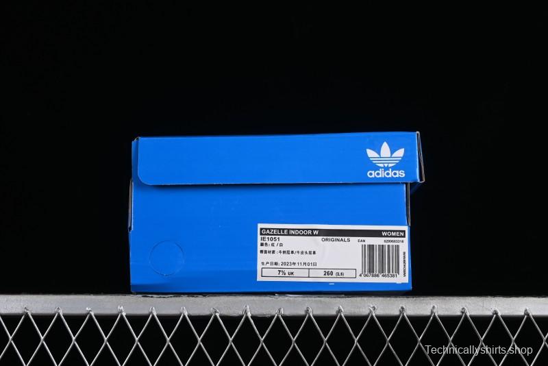 Adidas Originals Gazelle Indoor IE1051 Retro Casual Slip-Resistant Wear-Resistant Low-Top Sneakers